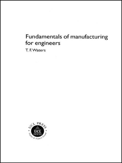 Cover image for book Fundamentals of Manufacturing For Engineers