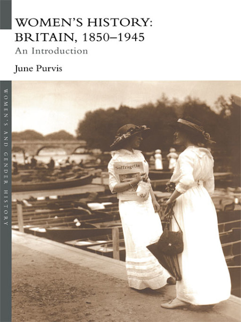 Cover image for book Women's History: Britain, 1850-1945