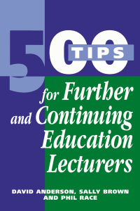 Titelbild: 500 Tips for Further and Continuing Education Lecturers 1st edition 9780749424114