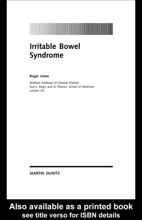 Cover image for book Irritable Bowel Syndrome: pocketbook