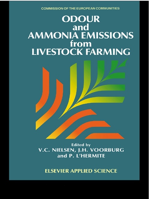 Cover image for book Odour and Ammonia Emissions from Livestock Farming