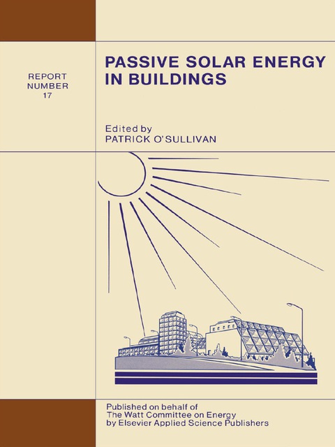 Cover image for book Passive Solar Energy in Buildings