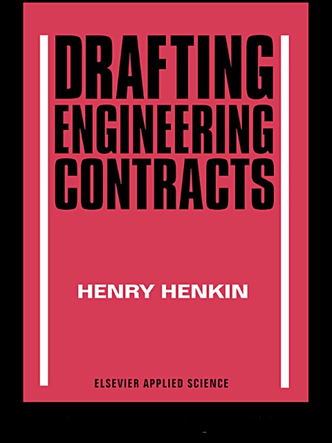 Cover image for book Drafting Engineering Contracts