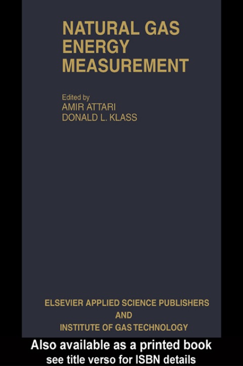 Cover image for book Natural Gas Energy Measurement