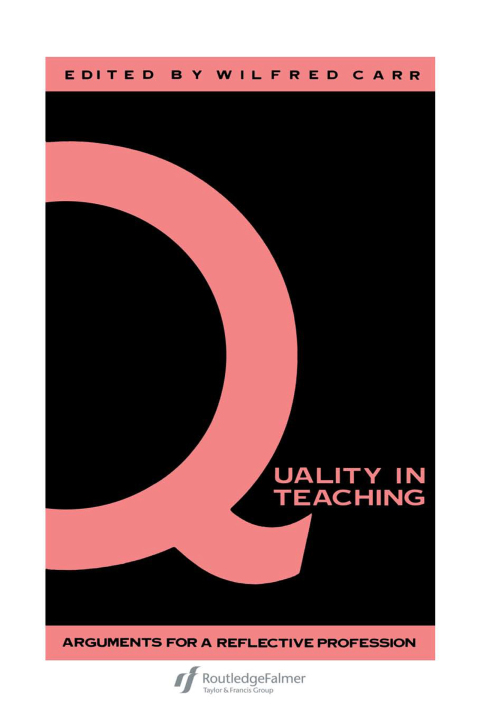 Cover image for book Quality In Teaching
