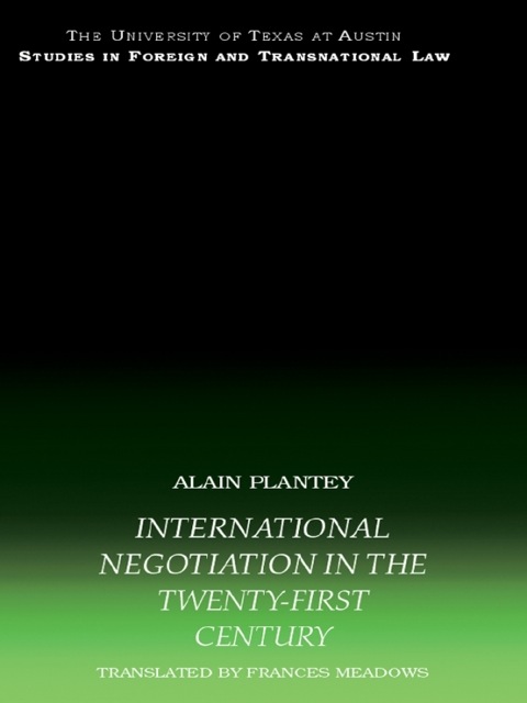Cover image for book International Negotiation in the Twenty-First Century