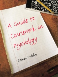 Cover image: A Guide to Coursework in Psychology 1st edition 9781841695594