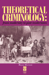Cover image: Theoretical Criminology from Modernity to Post-Modernism 1st edition 9781138144620