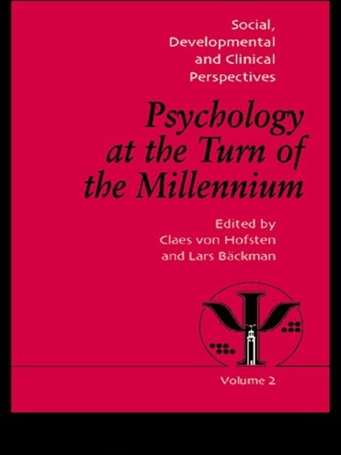 Cover image for book Psychology at the Turn of the Millennium, Volume 2