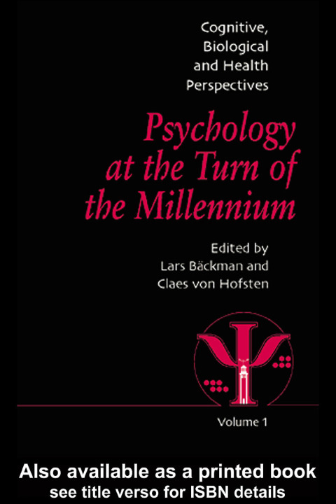 Cover image for book Psychology at the Turn of the Millennium, Volume 1