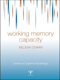 Cover image: Working Memory Capacity 1st edition 9781138006041