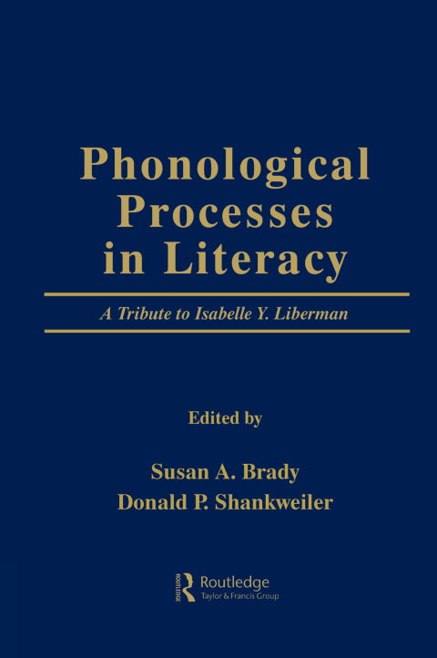 Cover image for book Phonological Processes in Literacy