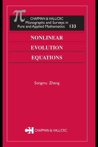 Nonlinear Evolution Equations
