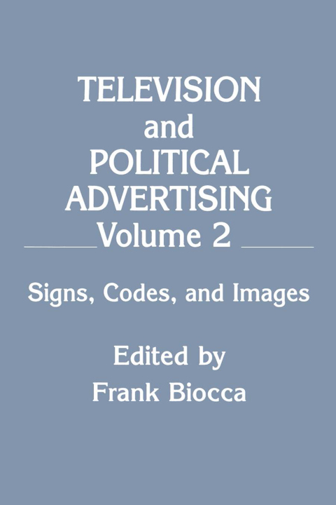 Cover image for book Television and Political Advertising
