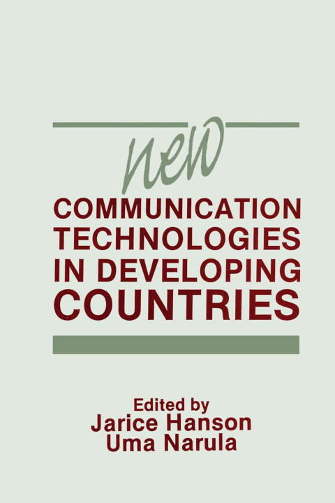 Cover image for book New Communication Technologies in Developing Countries