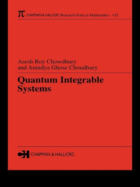Cover image for book Quantum Integrable Systems