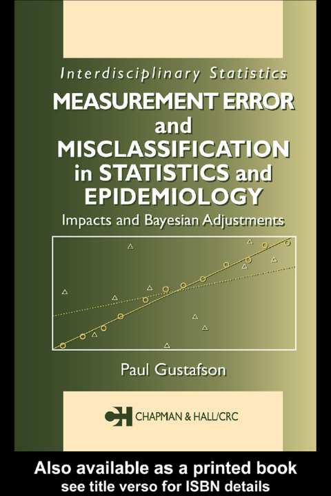 Cover image for book Measurement Error and Misclassification in Statistics and Epidemiology