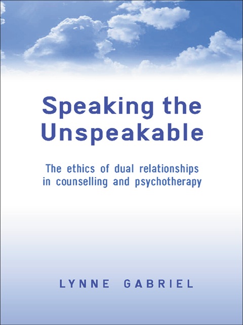 Cover image for book Speaking the Unspeakable
