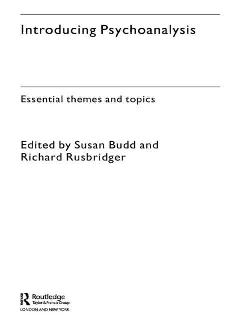 Cover image for book Introducing Psychoanalysis