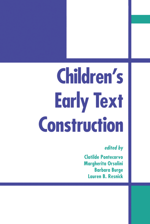 Cover image for book Children's Early Text Construction