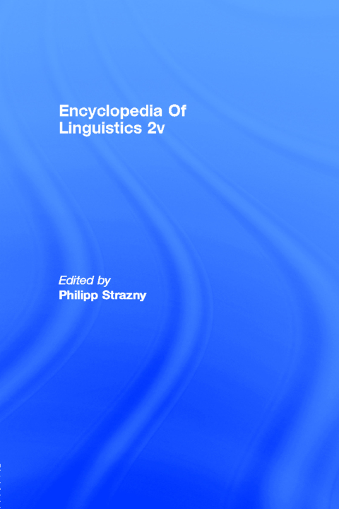 Cover image for book Encyclopedia of Linguistics