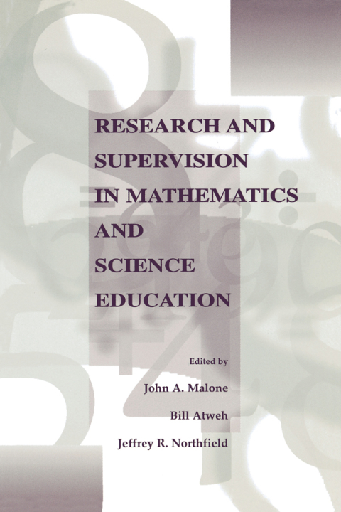 Research and Supervision in Mathematics and Science Education 