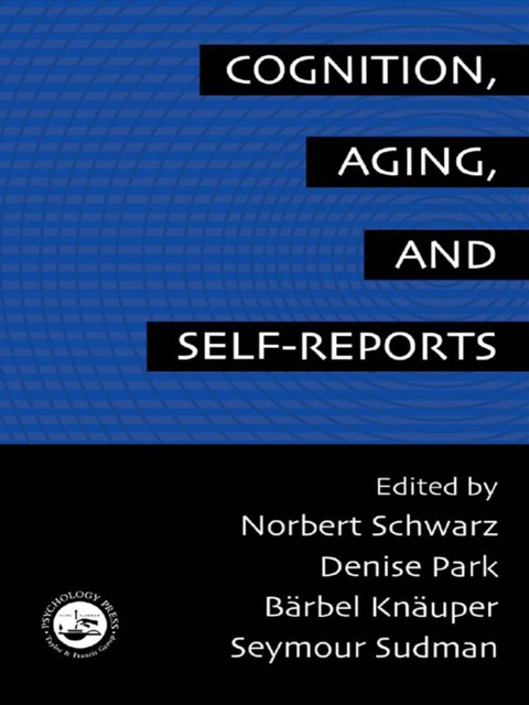 Cover image for book Cognition, Aging and Self-Reports