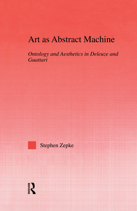 Cover image for book Art as Abstract Machine