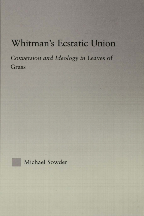 Cover image for book Whitman's Ecstatic Union