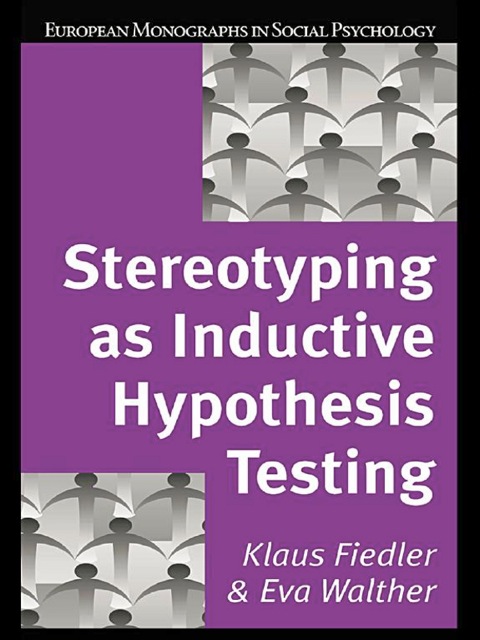 Cover image for book Stereotyping as Inductive Hypothesis Testing