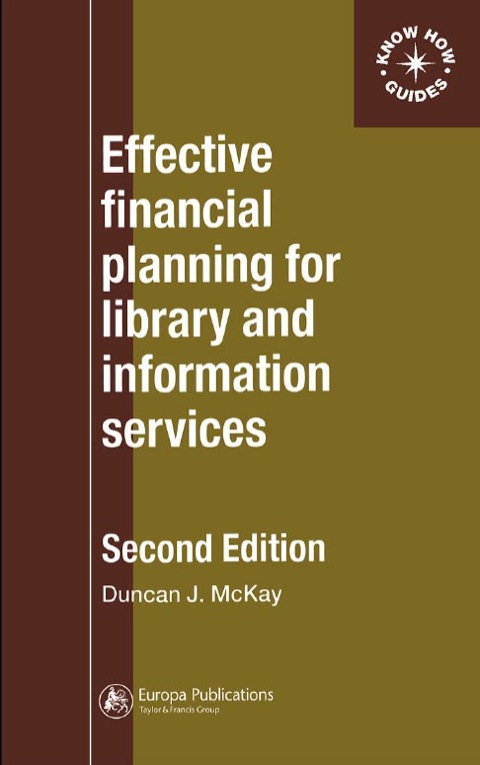 Cover image for book Effective Financial Planning for Library and Information Services