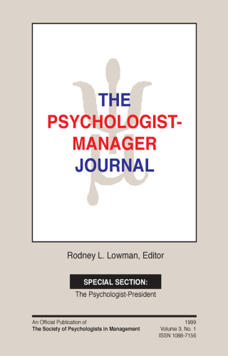 The Psychologist-Manager Journal