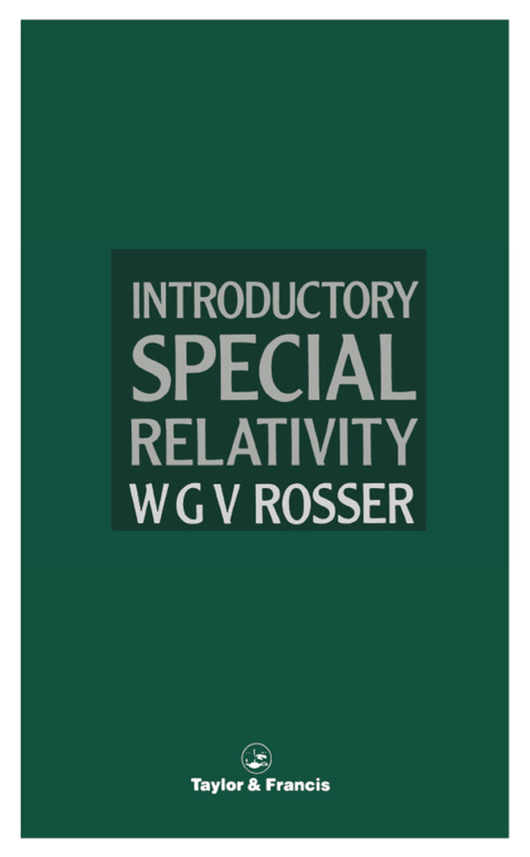 Cover image for book Introductory Special Relativity