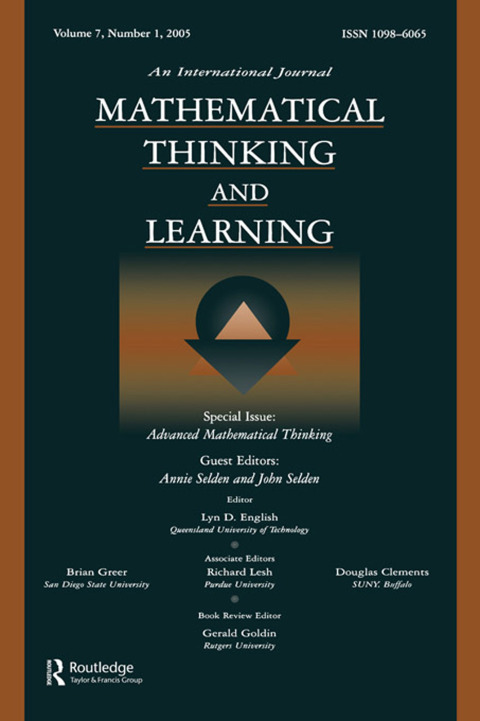Cover image for book Advanced Mathematical Thinking