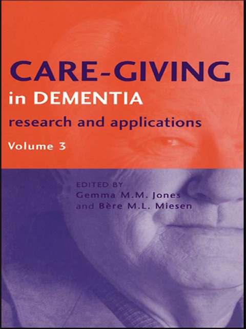 Cover image for book Care-Giving in Dementia V3