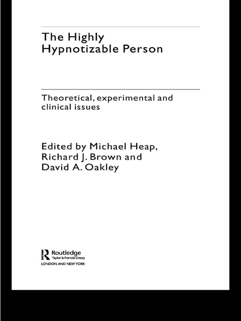 Cover image for book The Highly Hypnotizable Person