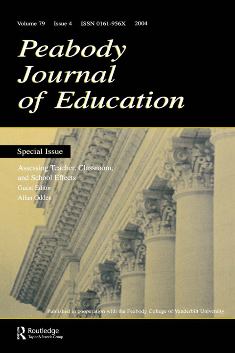 Cover image for book Assessing Teacher, Classroom, and School Effects