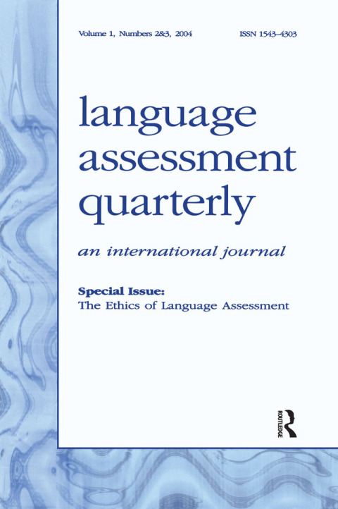 Cover image for book The Ethics of Language Assessment
