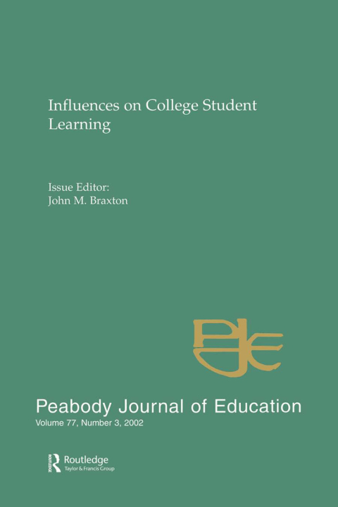 Cover image for book Influences on College Student Learning