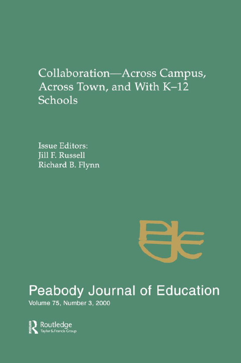 Cover image for book Collaboration--across Campus, Across Town, and With K-12 Schools