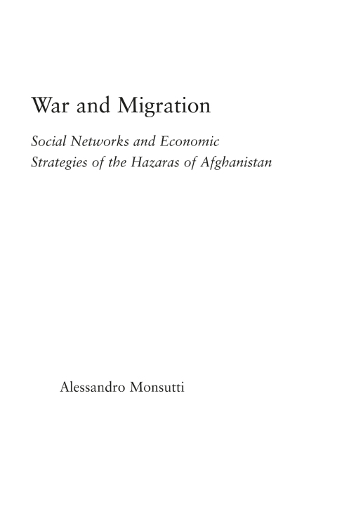 Cover image for book War and Migration