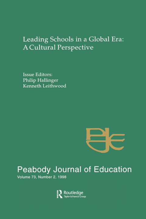 Cover image for book Leading Schools in a Global Era