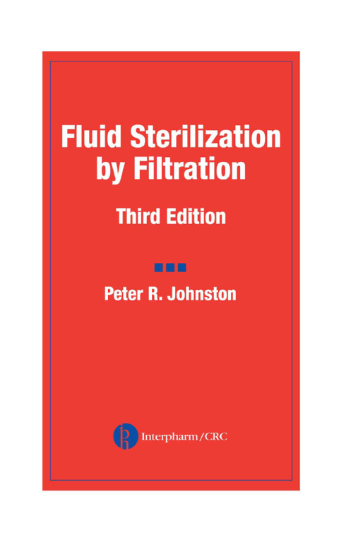 Cover image for book Fluid Sterilization by Filtration