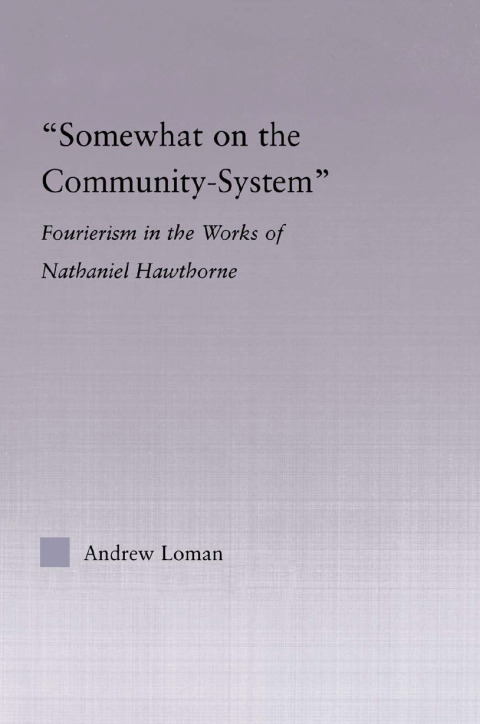 Cover image for book Somewhat on the Community System