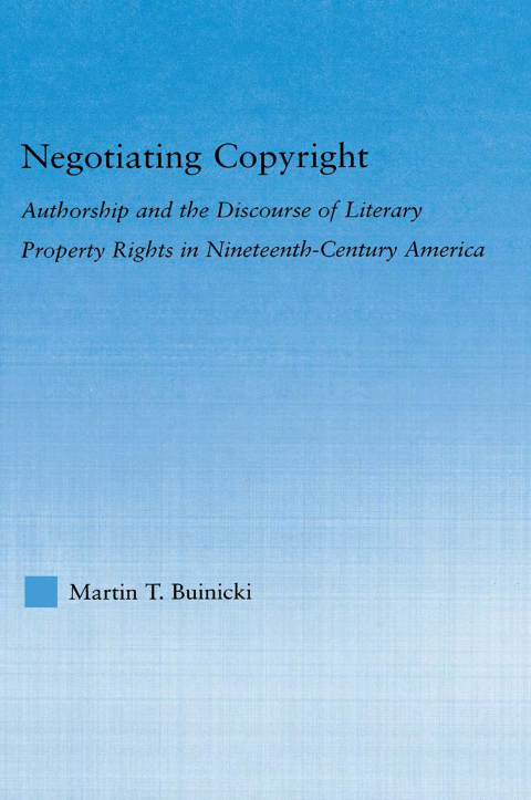Cover image for book Negotiating Copyright