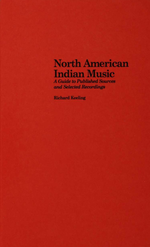 Cover image for book North American Indian Music