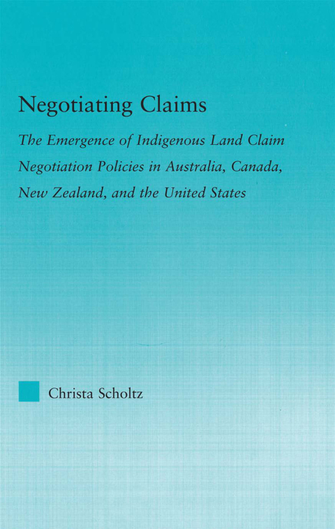 Cover image for book Negotiating Claims