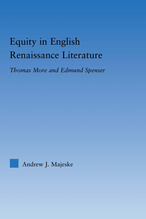 Cover image for book Equity in English Renaissance Literature