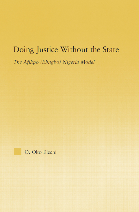 Cover image for book Doing Justice without the State