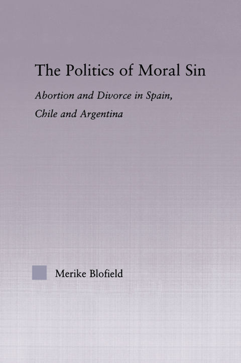 Cover image for book The Politics of Moral Sin